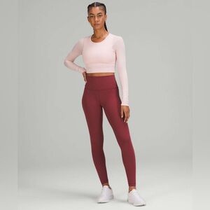 Lululemon Wunder Train High-Rise Tight 28" Mulled wine size 6